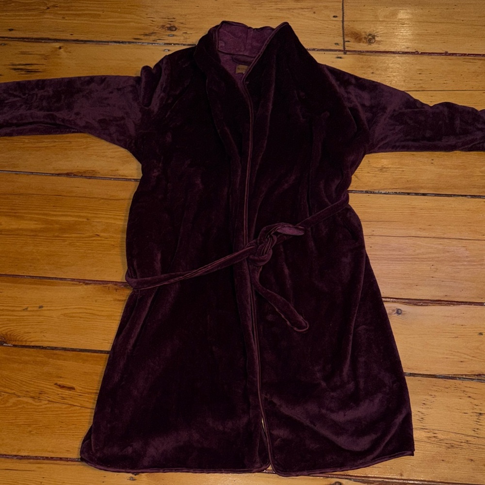 Koolaburra Ugg Plush Women's Robe - Deep Burgundy